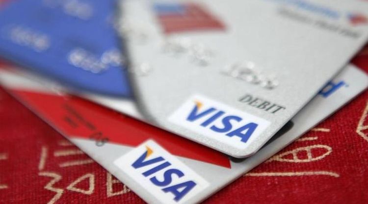 visa credit cards are displayed in washington october 27, 2009.