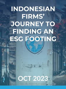 Indonesian firms' journey to finding an ESG footing