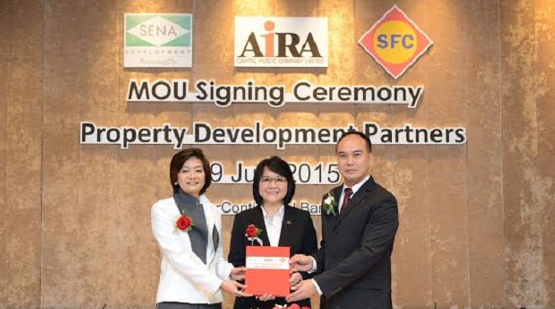 AIRA enters into JV with SENA, SFC for real estate development in Thailand