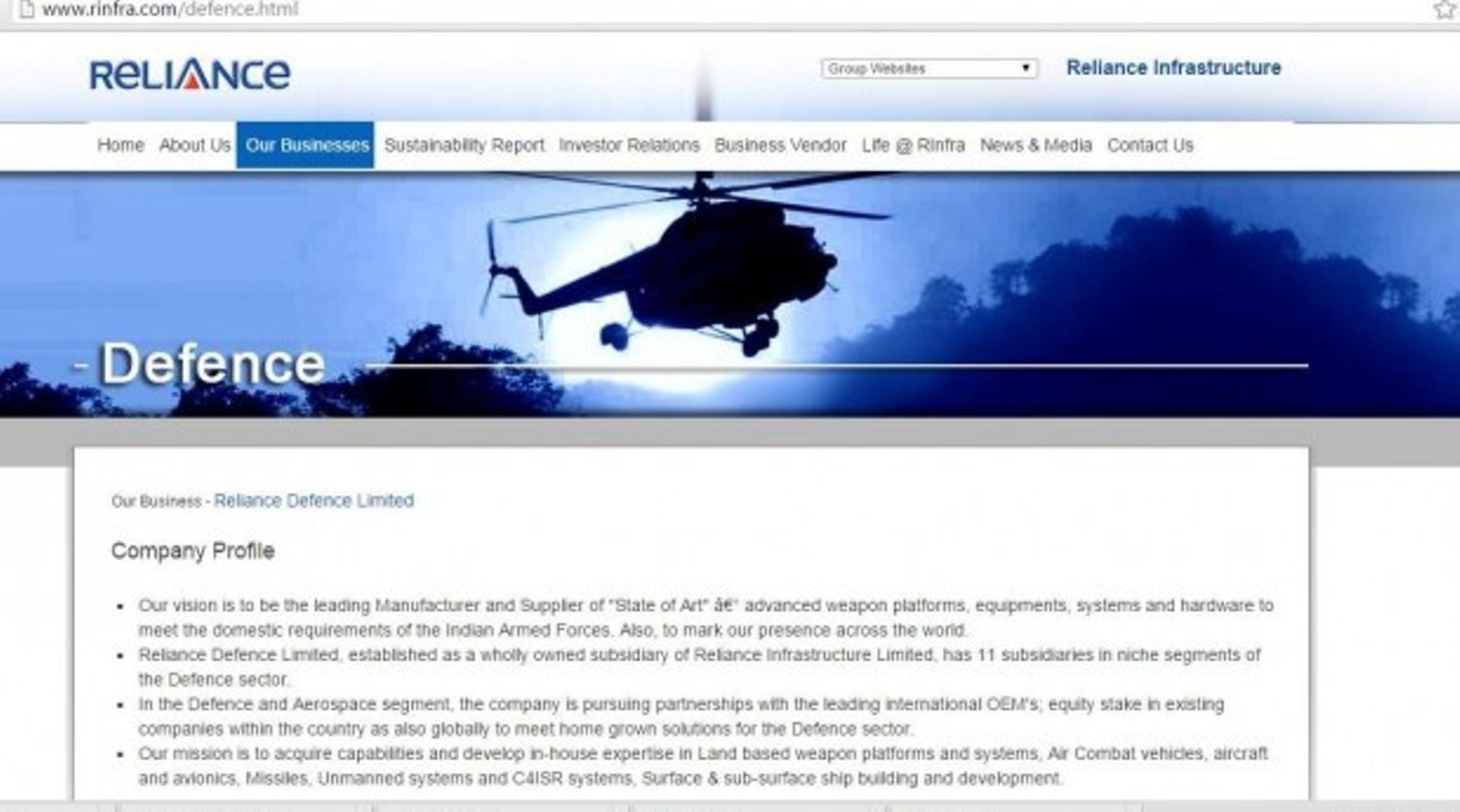 India: Reliance Defence in pact with Emirates Defence for strategic partnership