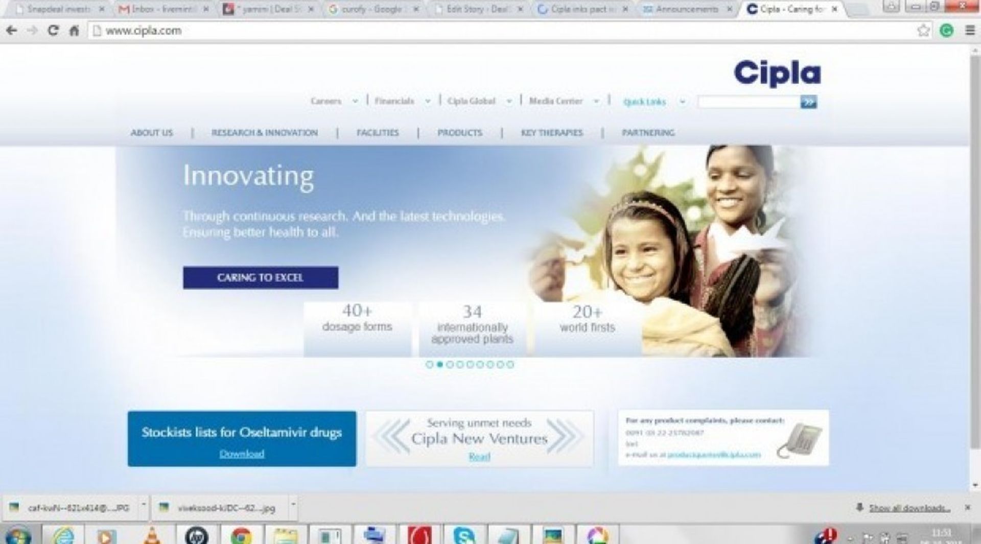 Indian drugmaker Cipla forms JV with Biopharma SPA in Algeria