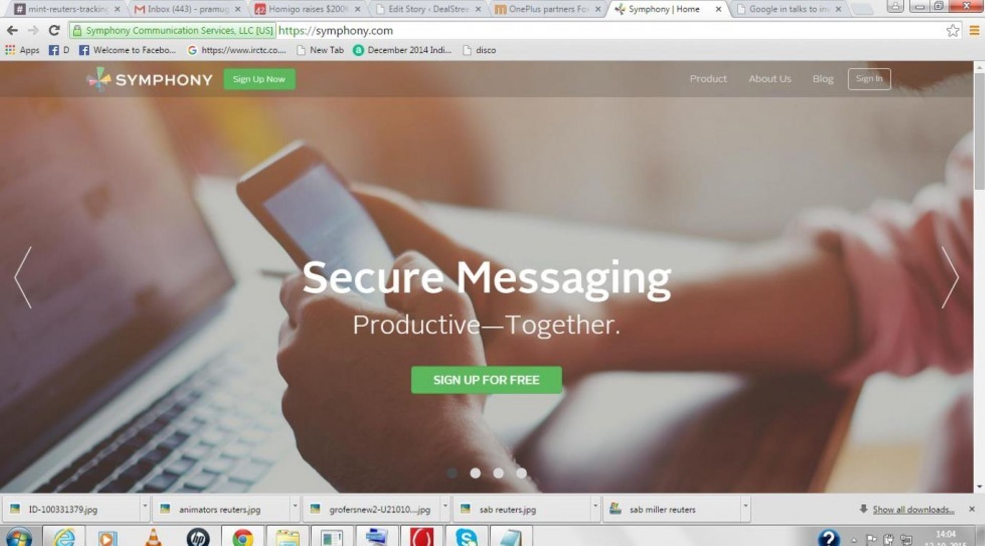 Google, others help messaging startup Symphony raise $100m