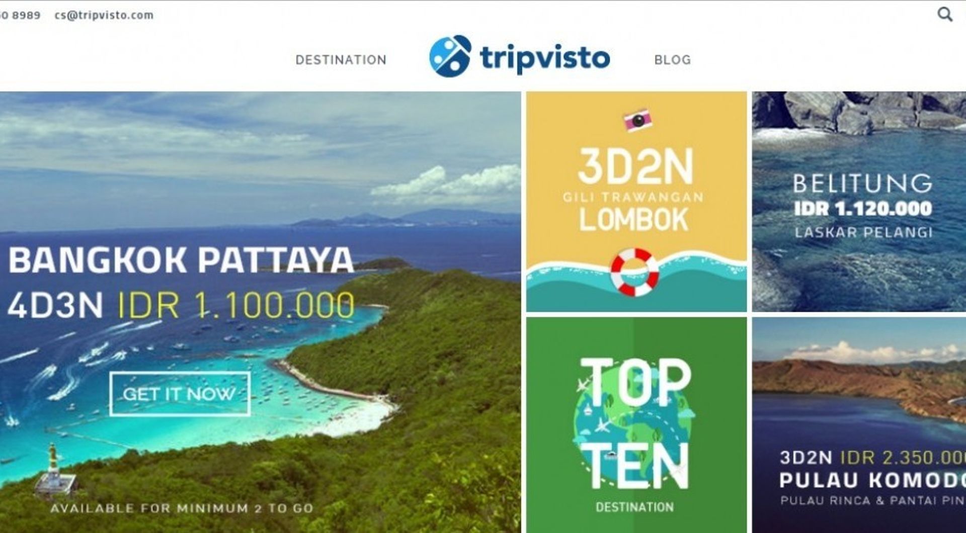 Indonesian online tour and activity package provider Tripvisto raises $1m from Gobi Partners