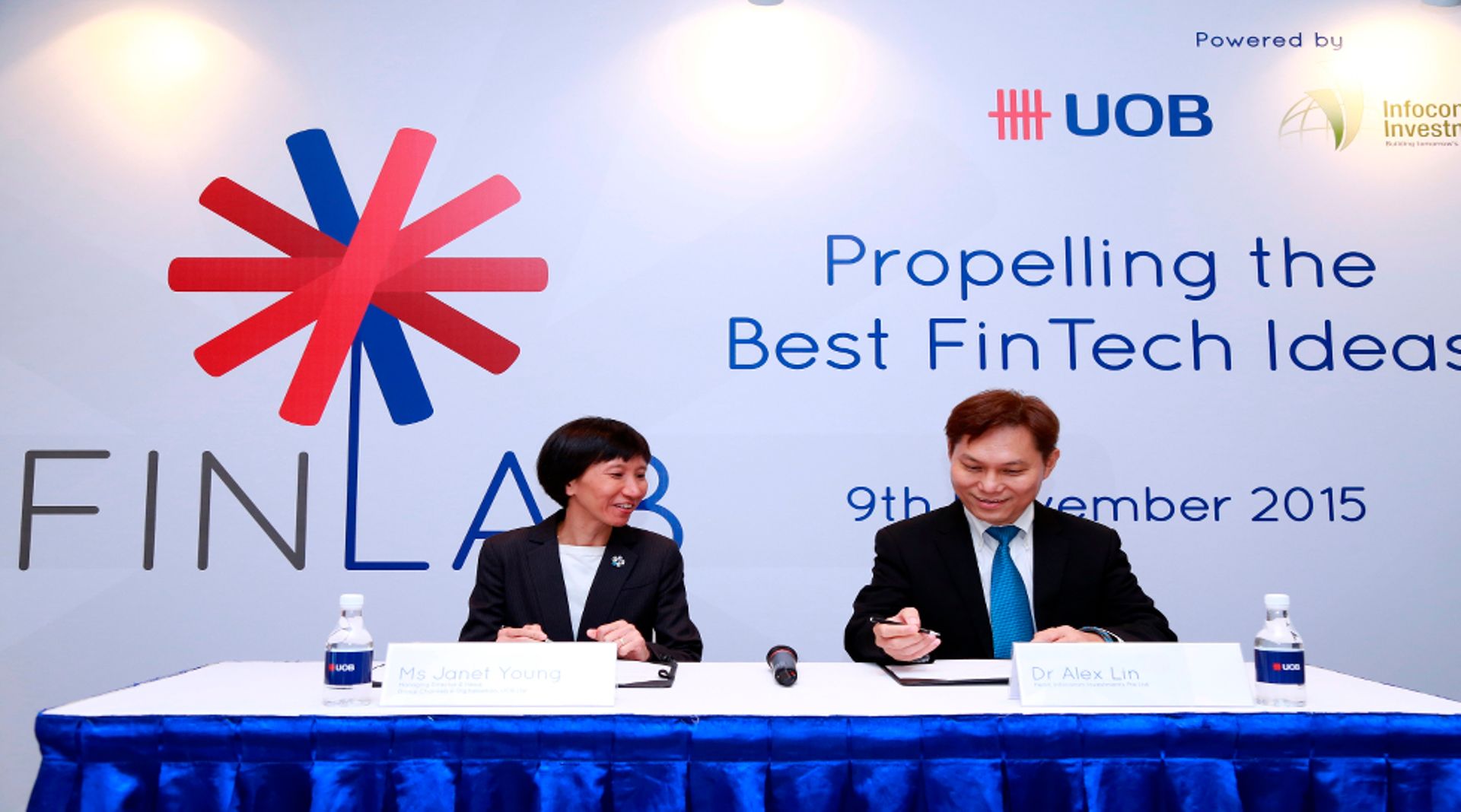 Singapore: UOB-Infocomm Investments partner to launch fintech innovation lab, explore ideas to develop crowdfunding