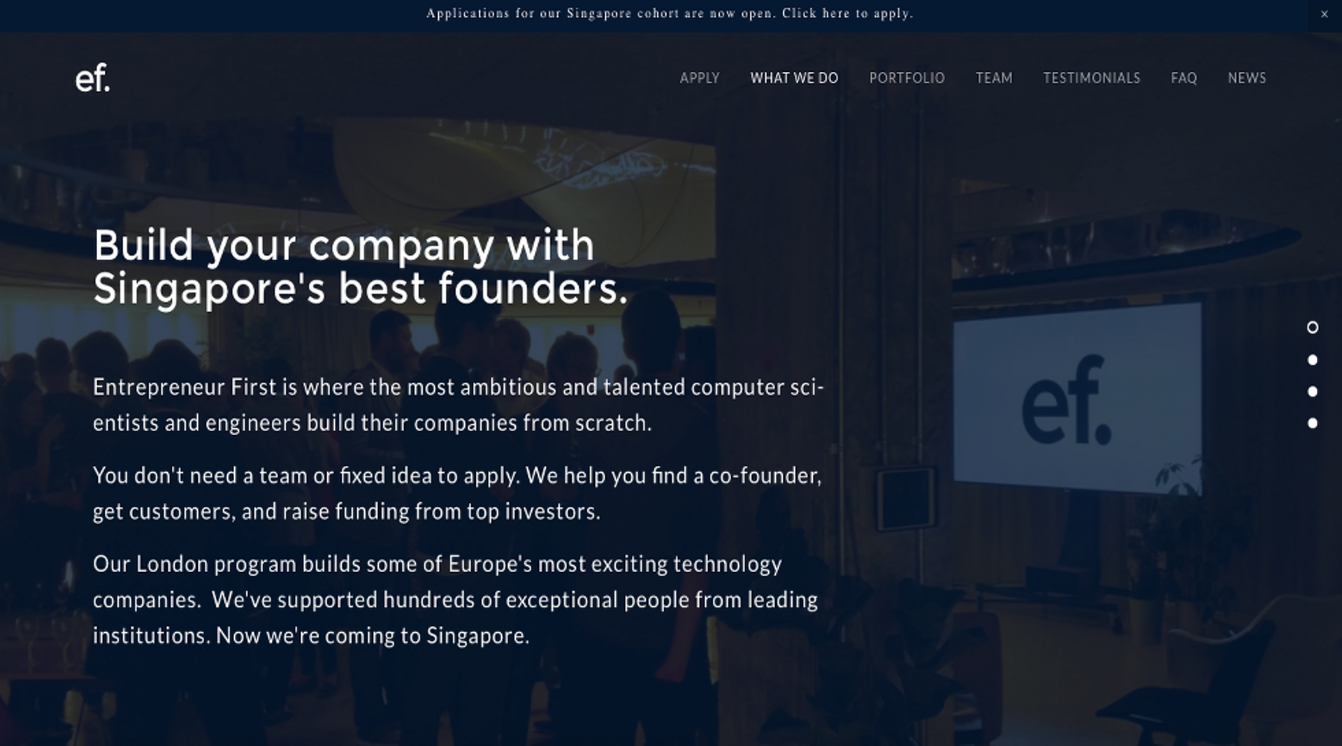 Entrepreneur First, Europe's 'biggest start-up creator', expands to Singapore