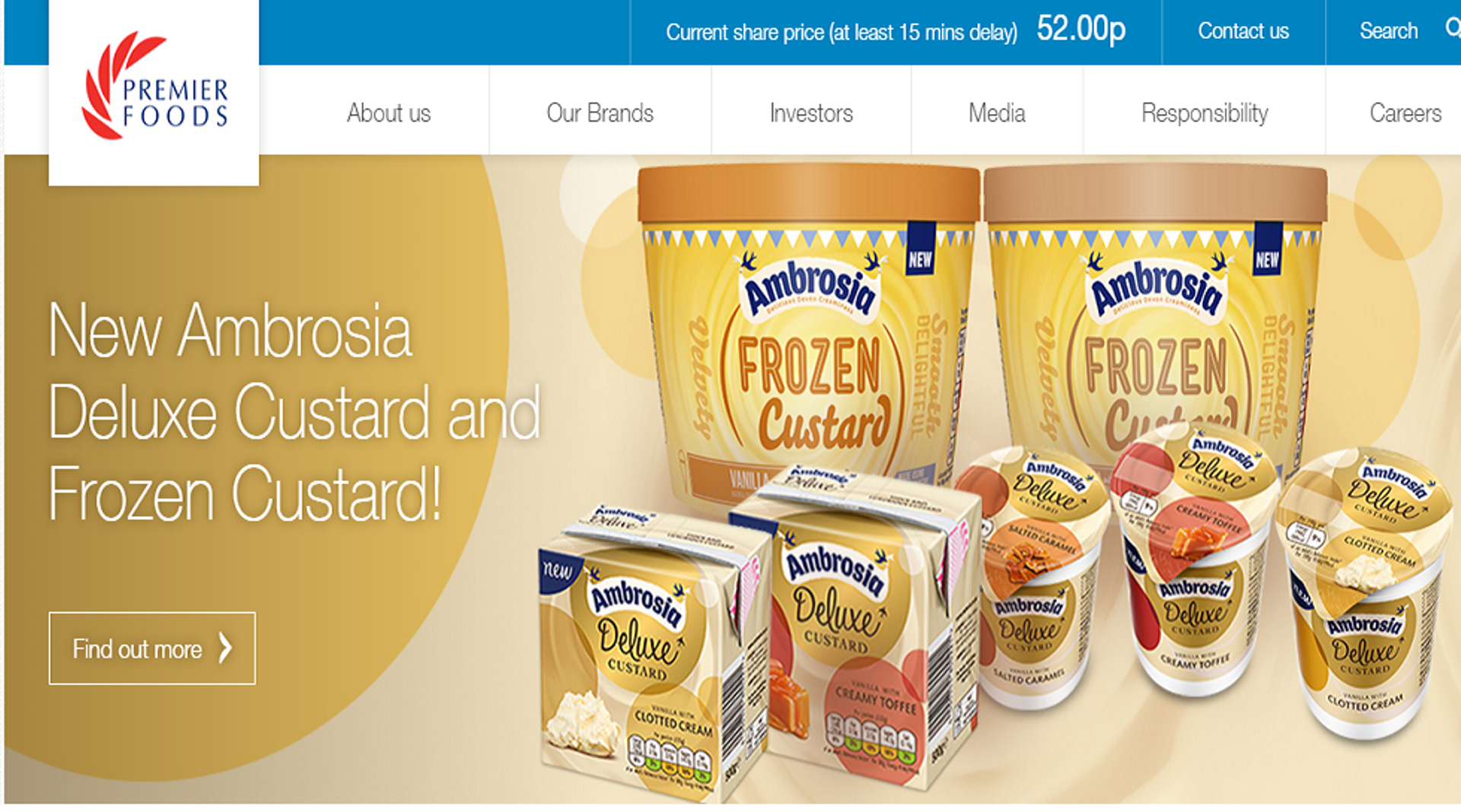 Premier, fending off McCormick, says Japan's Nissin to take 17% stake. Warburg Pincus exits