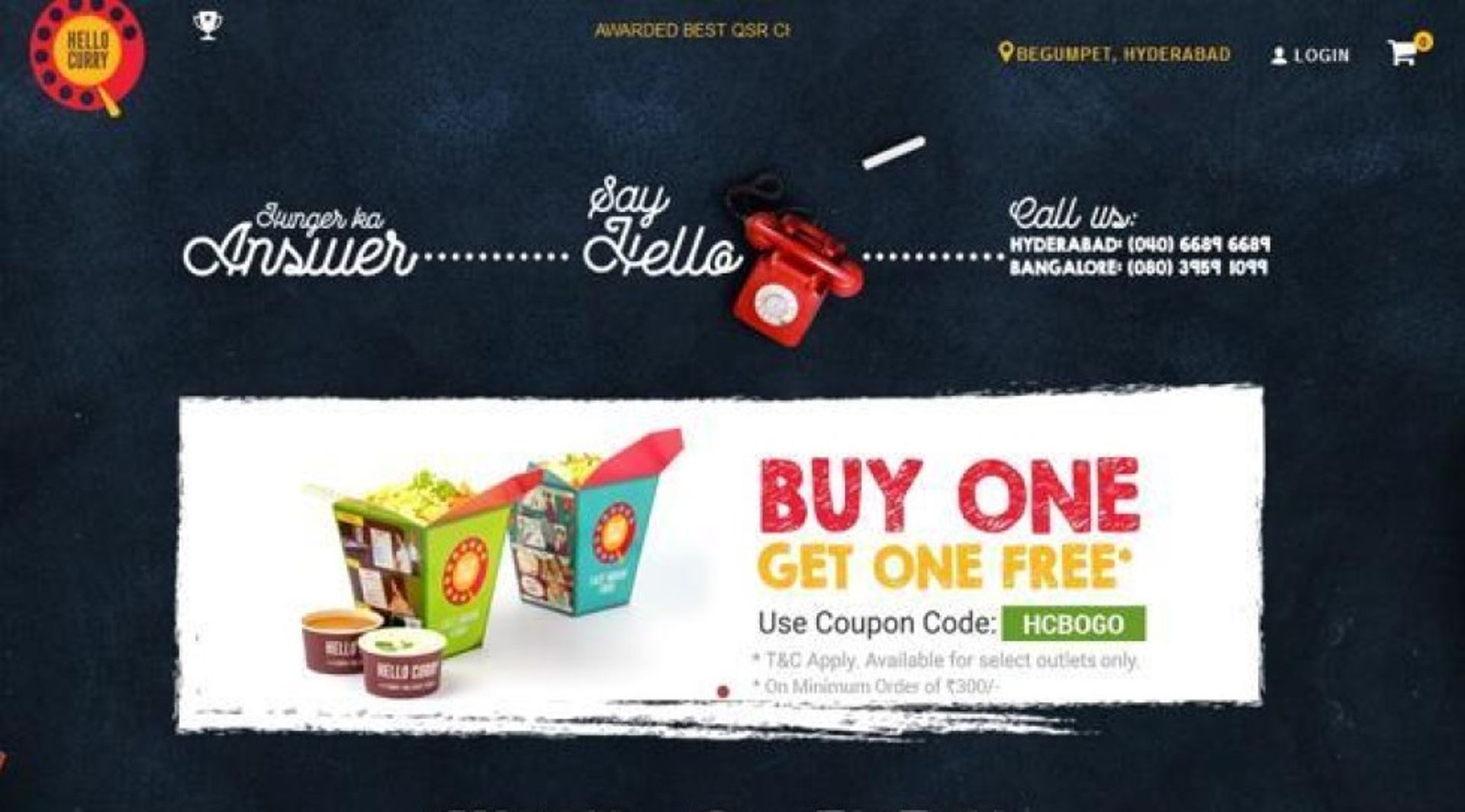 India: QSR chain Hello Curry buys out food delivery startup The First Meal