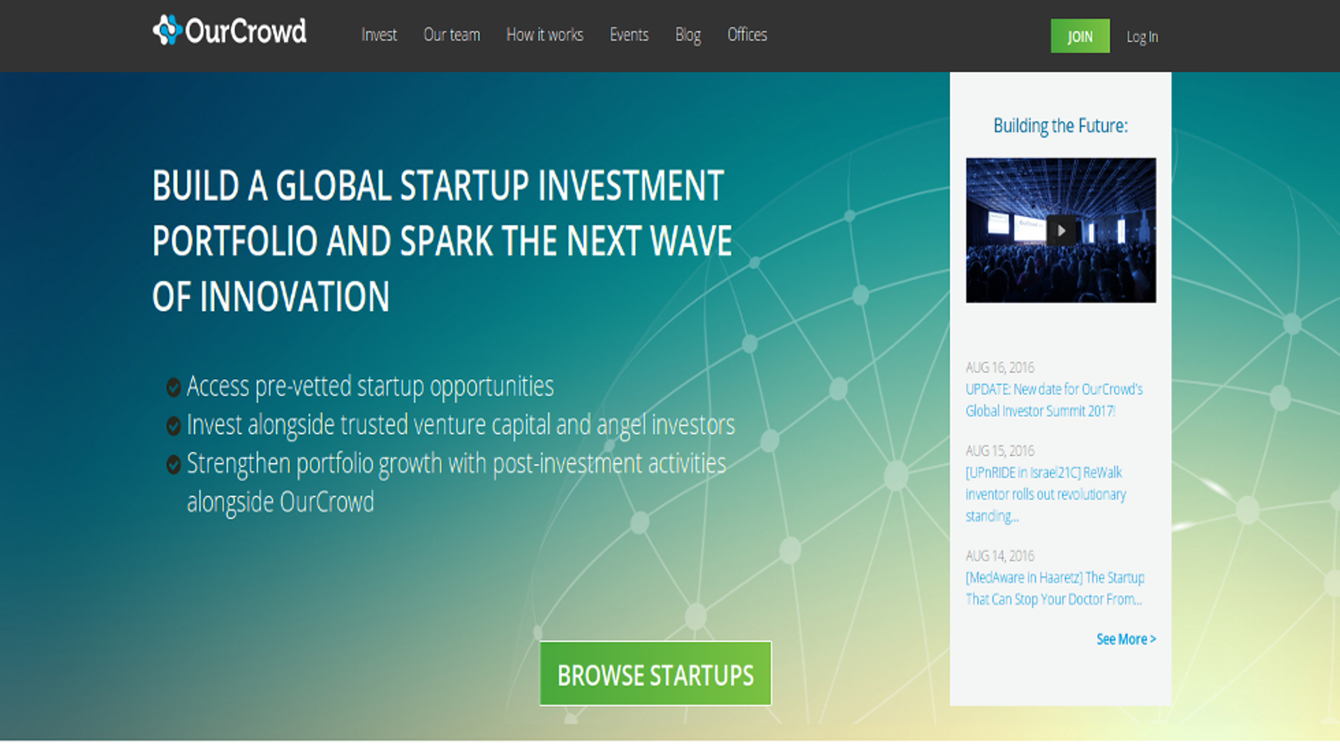 Israel's OurCrowd secures permit from MAS to expand crowdfunding platform to Singapore