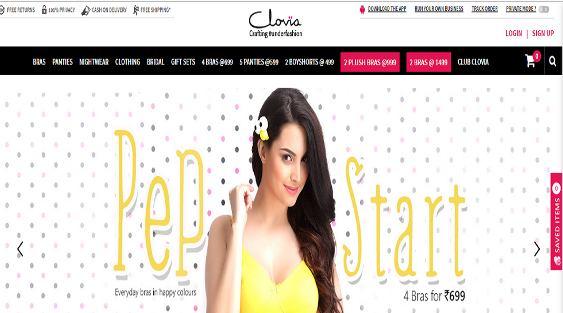 India: Lingerie retailer Clovia raises $4m from Singularity Ventures, angel investor