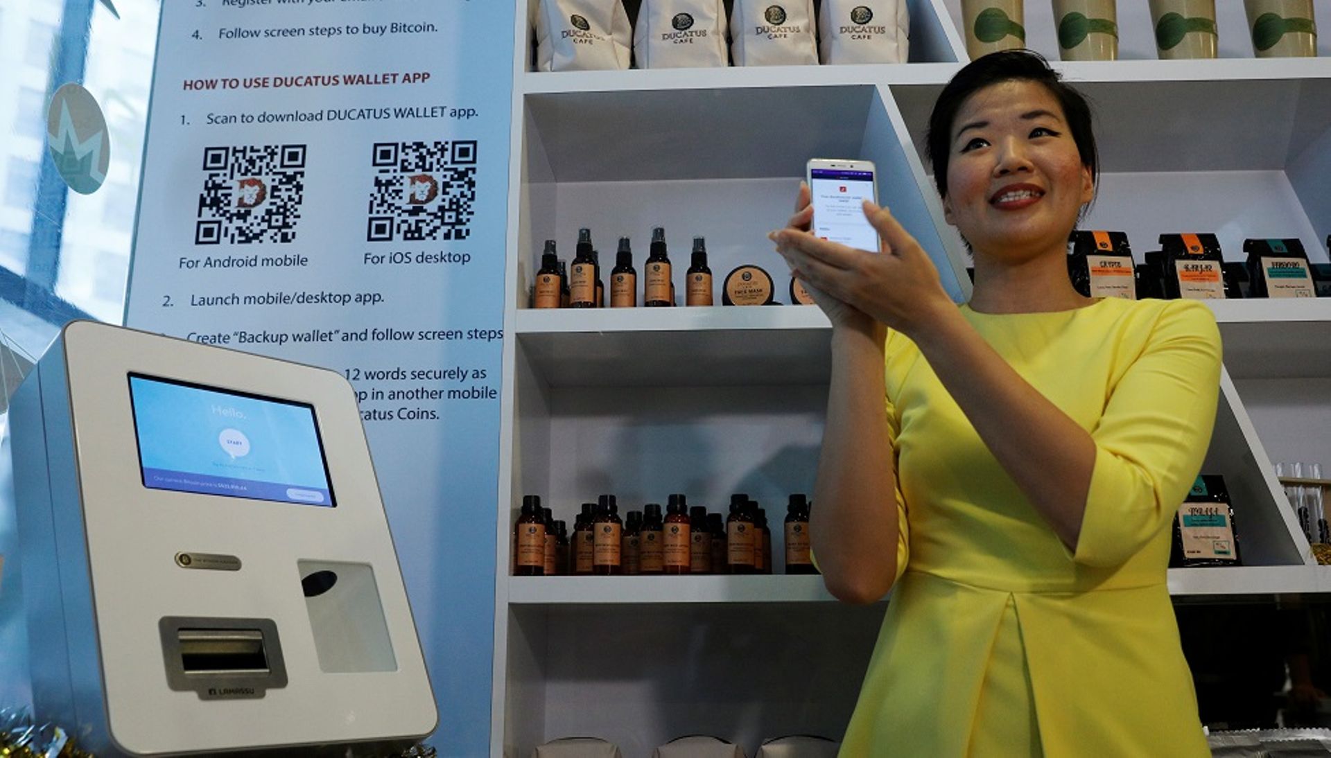 Singapore gets its first cryptocurrency cafe after regulator sounds cautionary note
