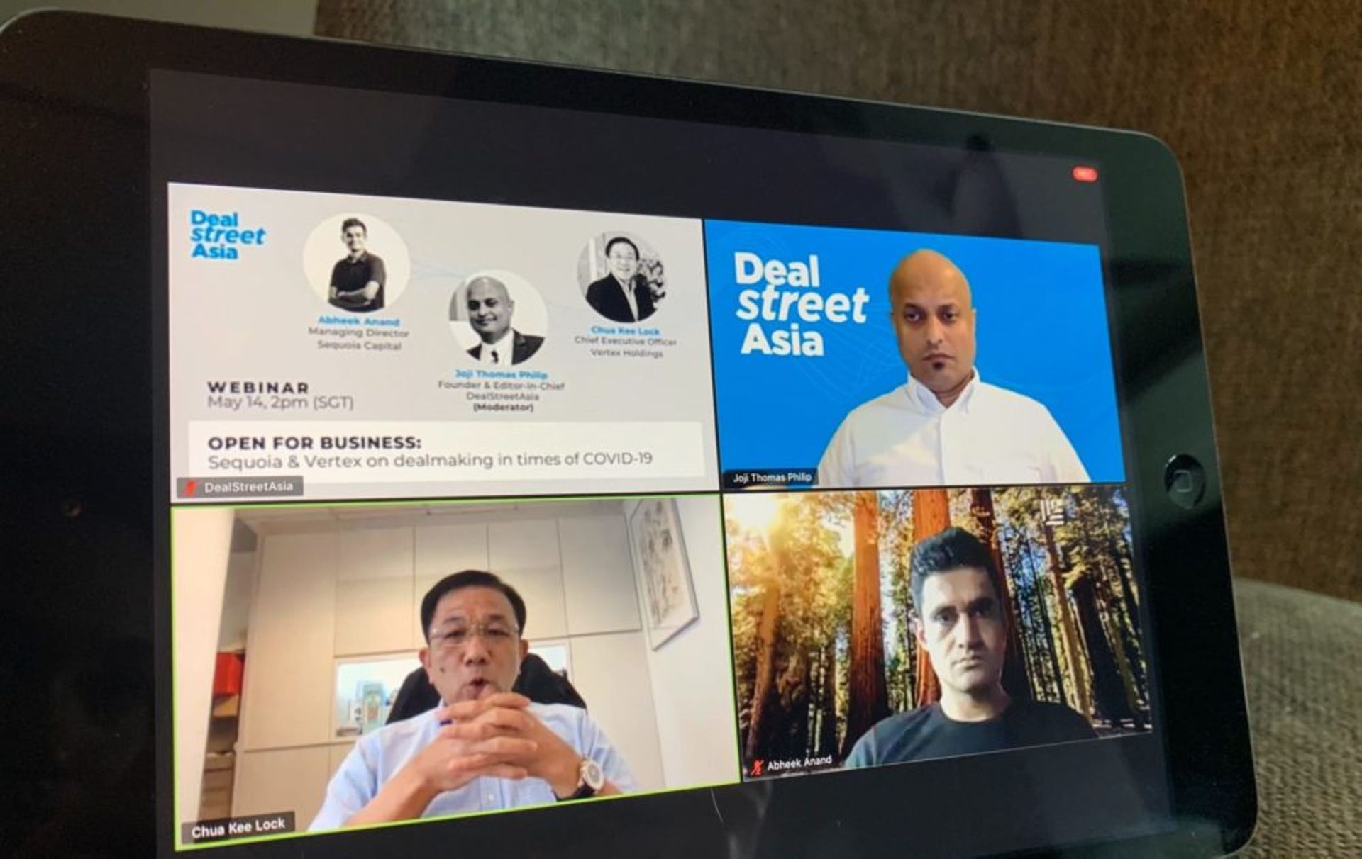 Vertex, Sequoia are open for business but COVID alters the way it is done