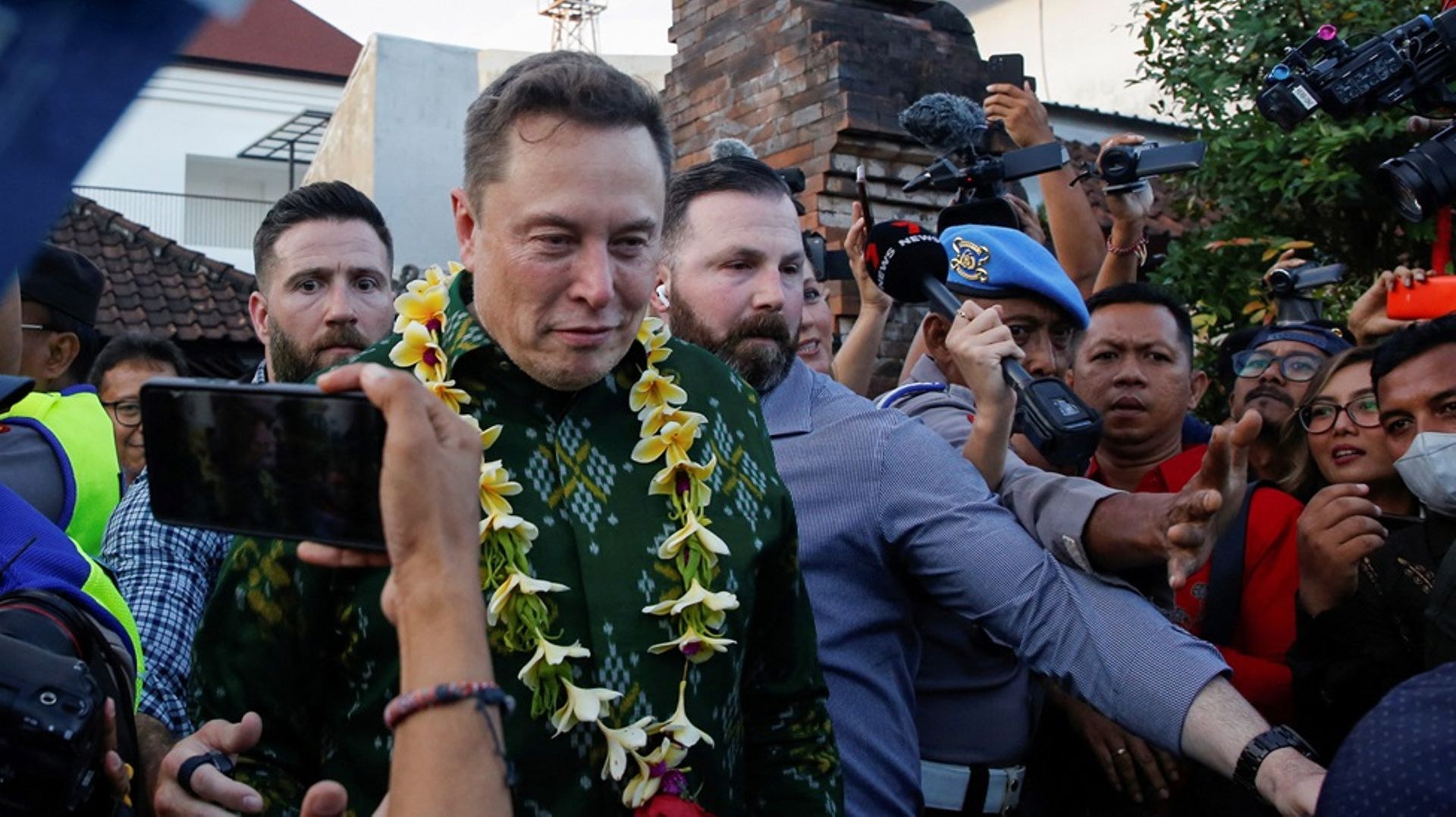 Musk launches Starlink space satellite services in Indonesia for health sector