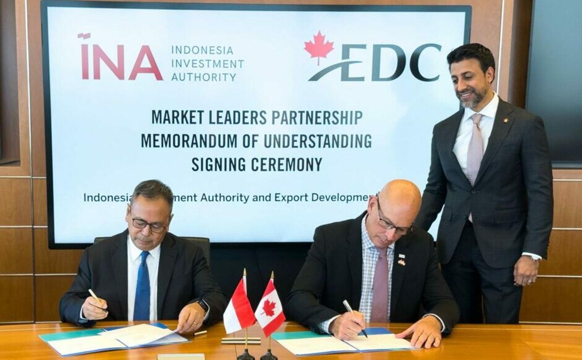 INA, Export Development Canada ink $600m partnership to explore investments