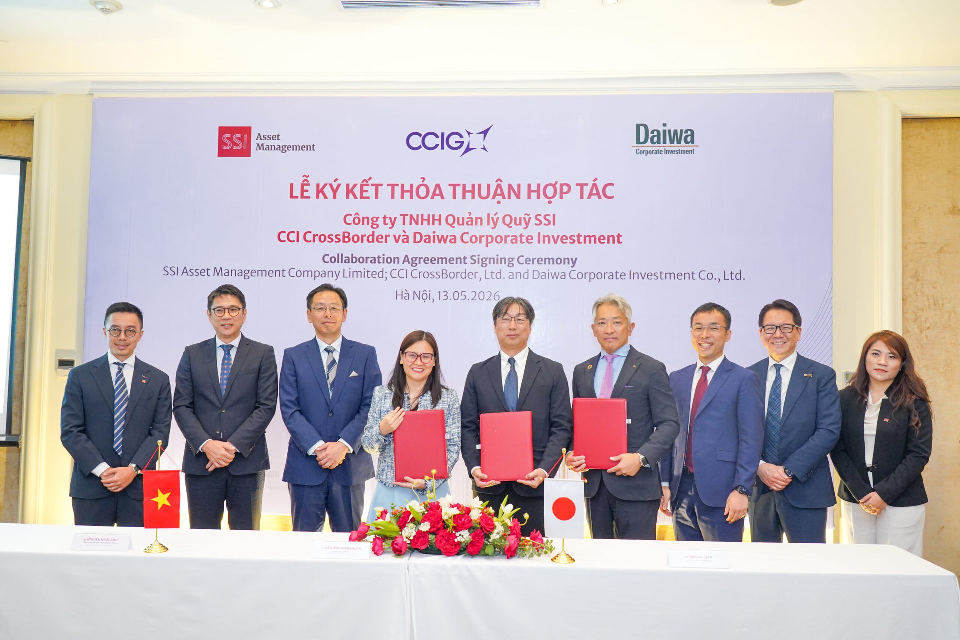 SSIAM, Daiwa, CCI CrossBorder sign pact to push co-investments in Vietnam