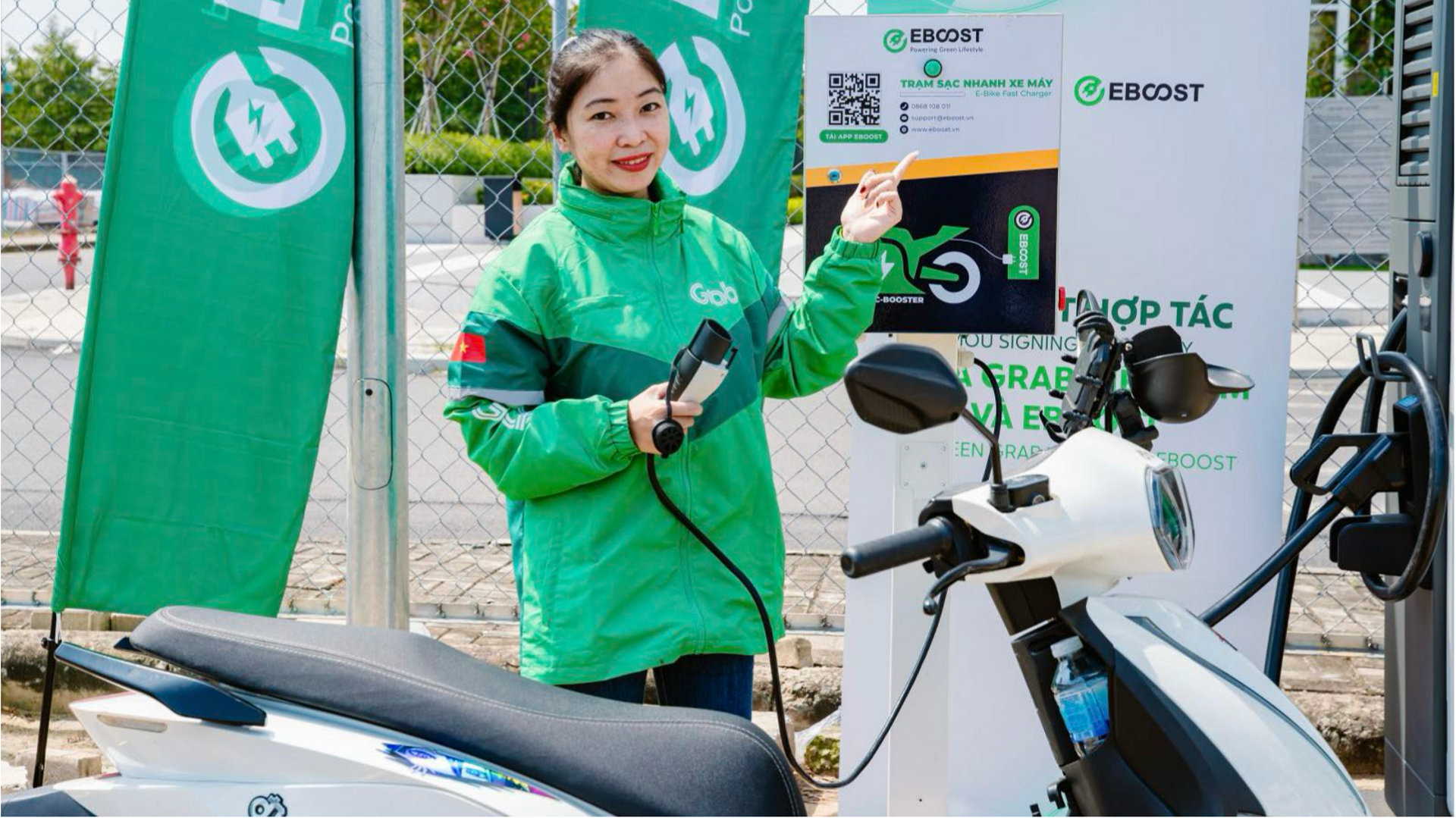 Grab backs Vietnam's EBOOST to expand EV charging network