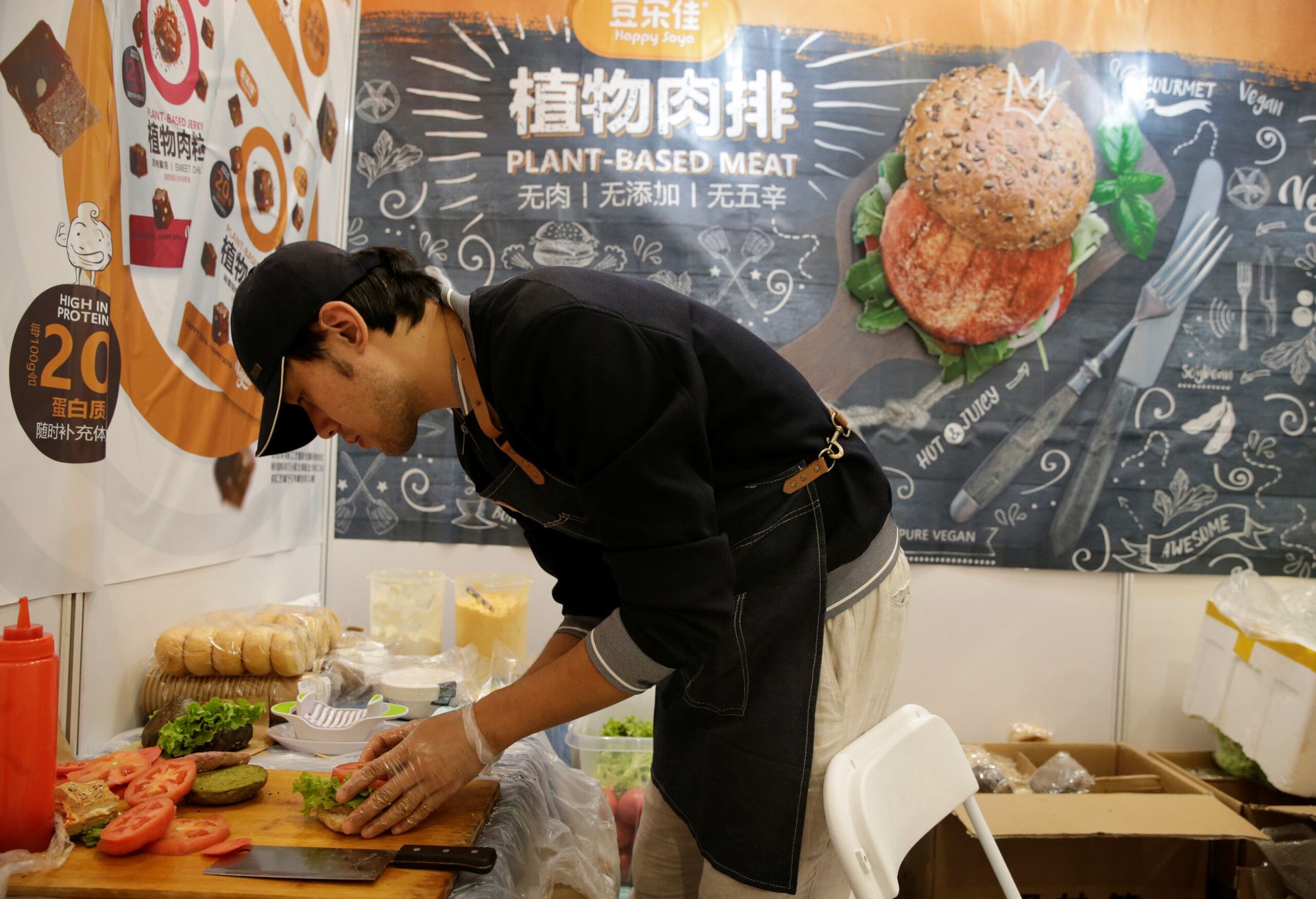 From coffee to hotpot, brands race to grab a bite of China's growing burger market