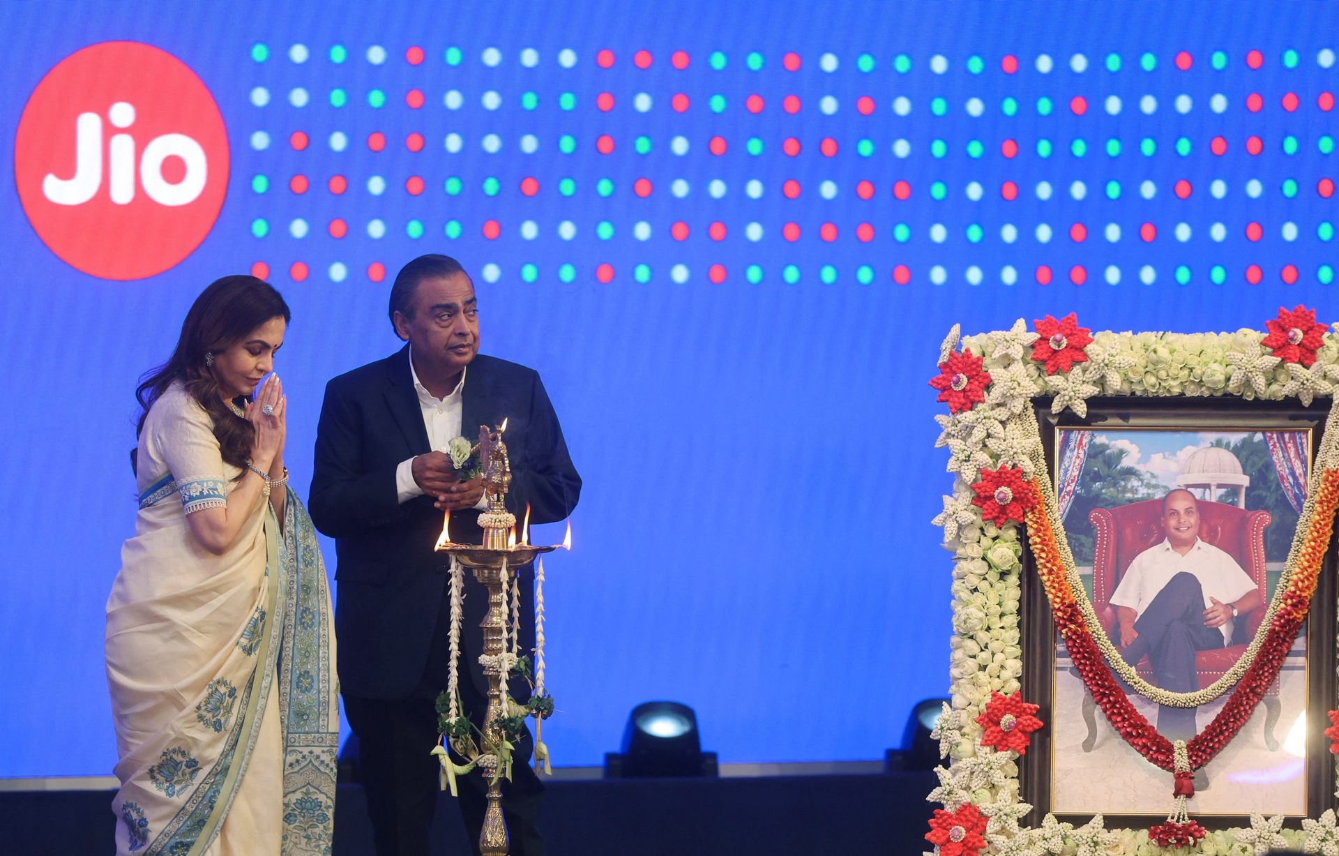 Ambani's Jio surges 21% in Mumbai debut after record $3.2b India IPO