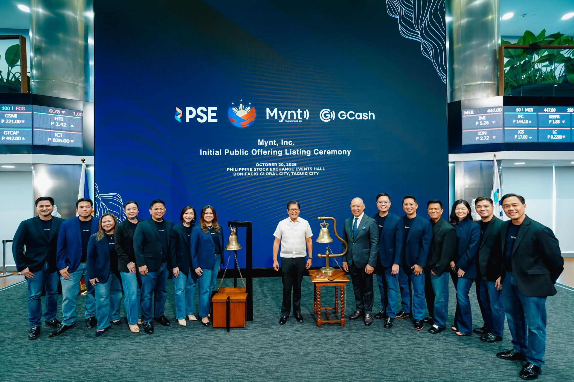GCash parent Mynt closes flat on debut, putting growth outlook in focus